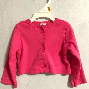 Cater’s Baby girl Pink Cardigan. Size 6 months
